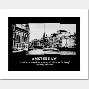 Amsterdam City Posters and Art